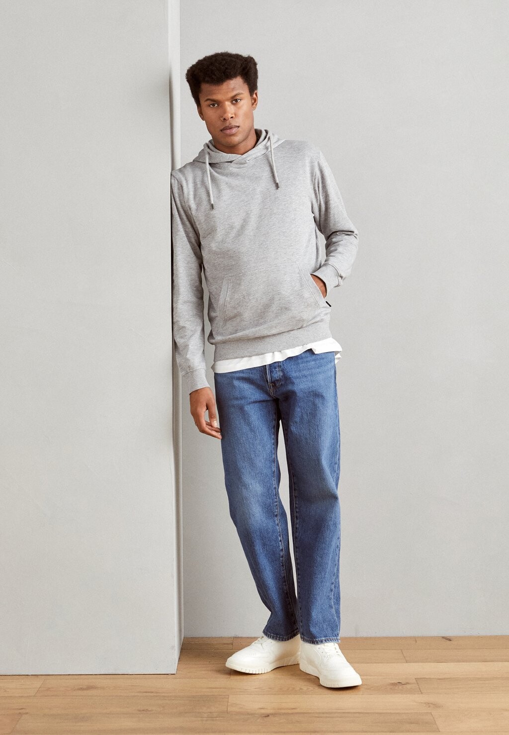 

Толстовка 2 PACK INDICODE JEANS, цвет dark blue/mottled grey