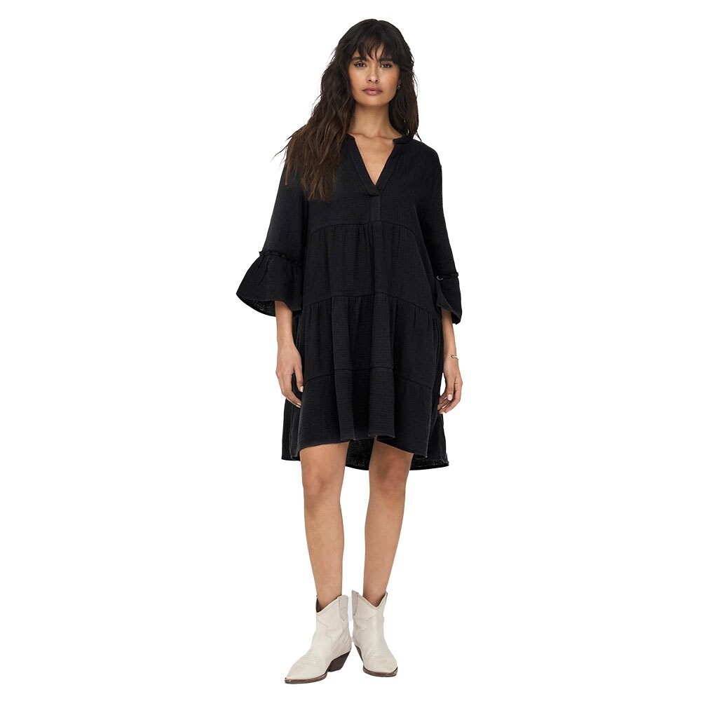 

Платье Only Thyra Peplon 3/4 Sleeve, черный
