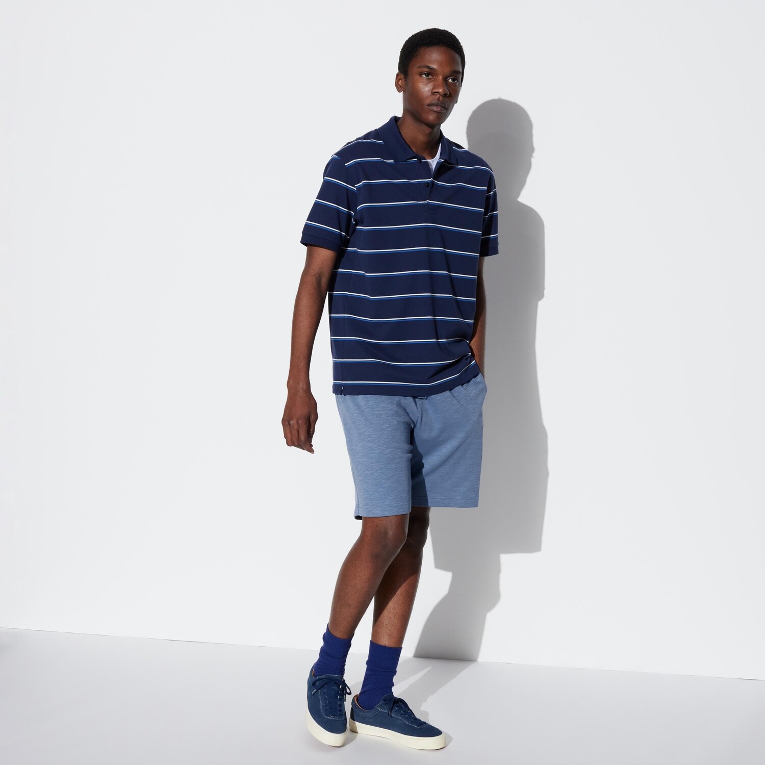 

Шорты легкие Uniqlo AIRism, синий
