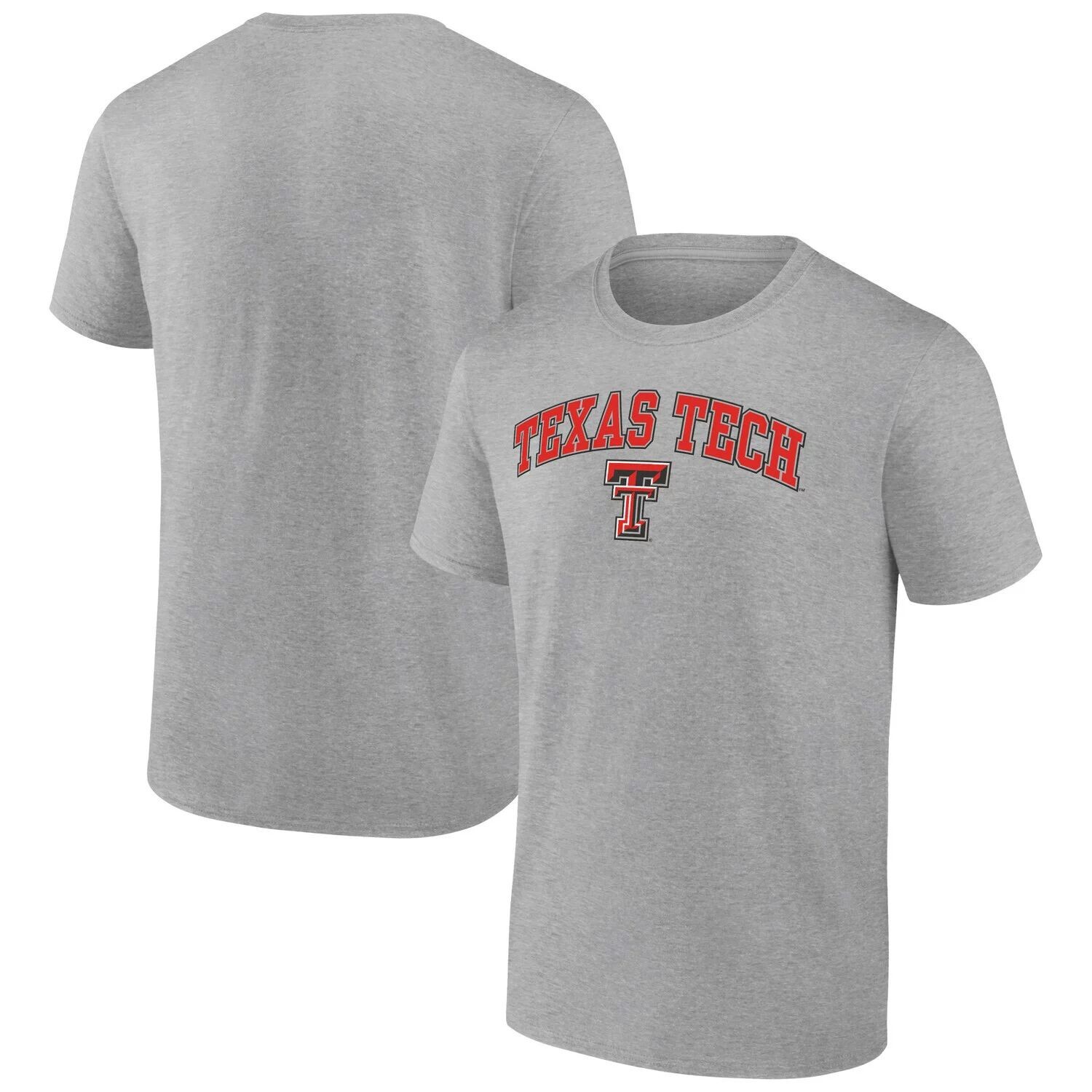 

Мужская футболка с логотипом Steel Texas Tech Red Raiders Campus Fanatics