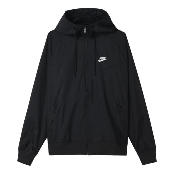 Куртка Nike Outdoor Sports Zipper Windproof Casual Jacket Black, черный