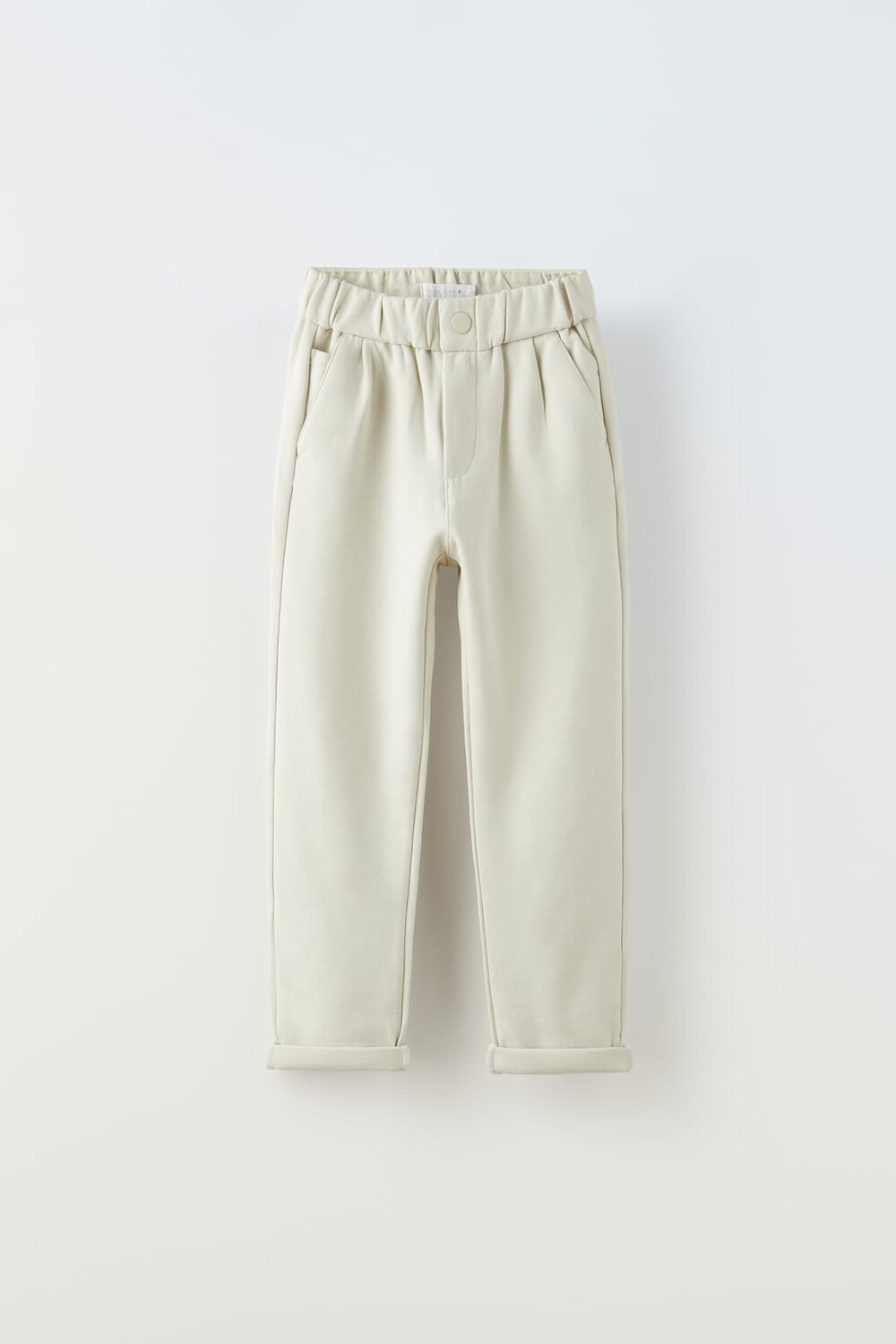 

Комфортные брюки ZARA, экрю