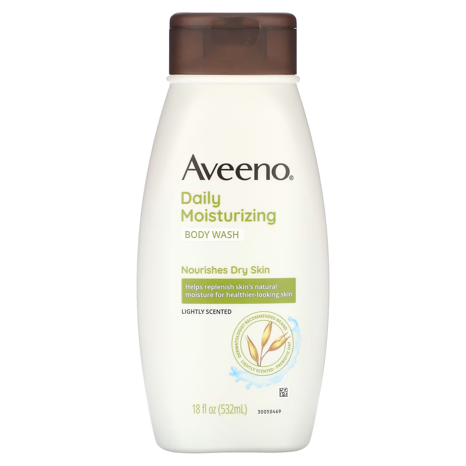 Aveeno Daily Увлажняющий гель для душа с легким ароматом, 18 жидких унций (532 мл) aveeno детское увлажняющее средство для мытья тела и шампунь с легким запахом 532 мл 18 жидк унций