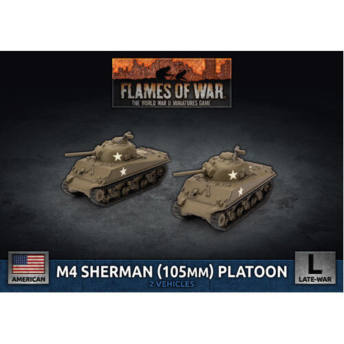 

Фигурки Flames Of War: M4 Sherman (105Mm) Assault Gun Platoon (Plastic)