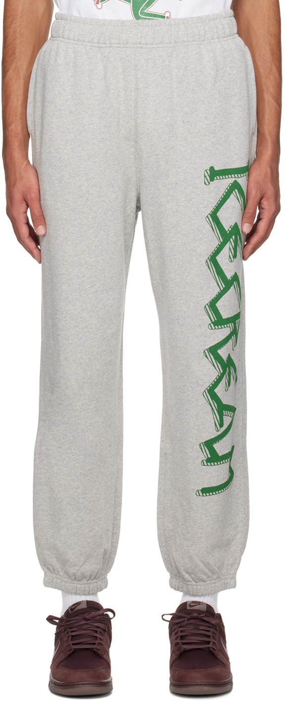 Серые древние спортивные штаны Icecream брюки вереск размер 40 серый
