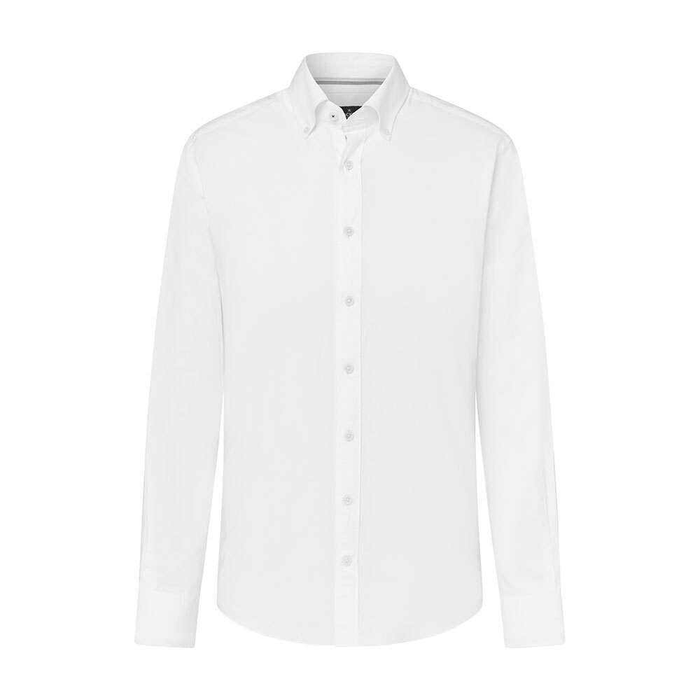 

Рубашка Hackett Oxford Engineered Stripe, белый