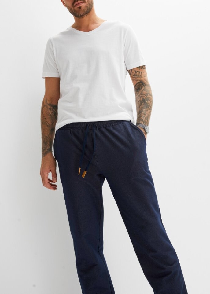 

Спортивные брюки в джинсовом стиле John Baner Jeanswear, синий