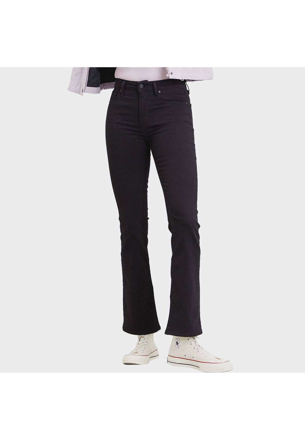

Джинсы 725 ботфортного кроя Levi's, черный