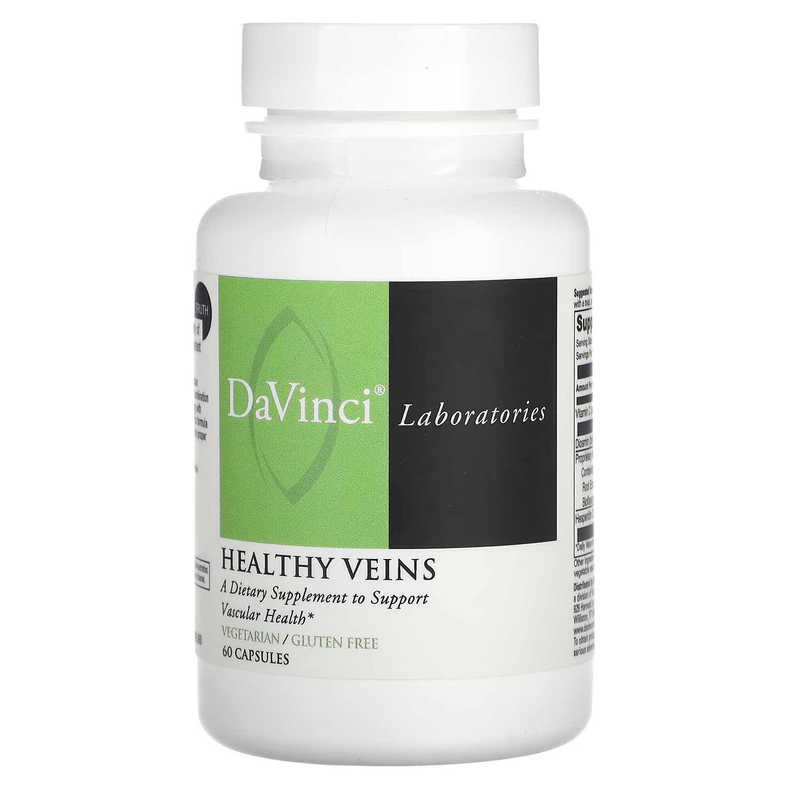 DaVinci Laboratories of Vermont Healthy Veins 60 капсул davinci laboratories of vermont benefits line estro benefits 60 капсул