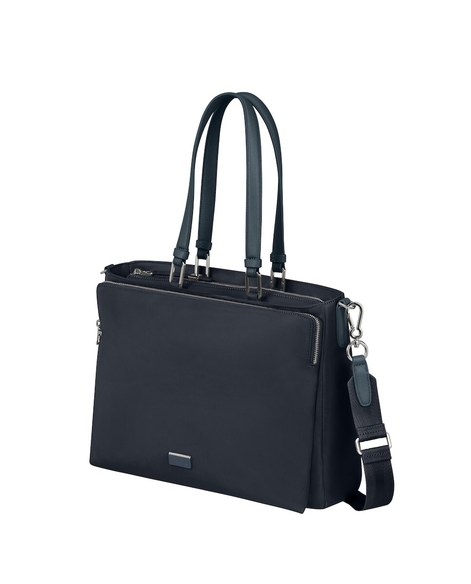 

Сумка через плечо Be-Her из синего переработанного материала на молнии Samsonite, темно-синий