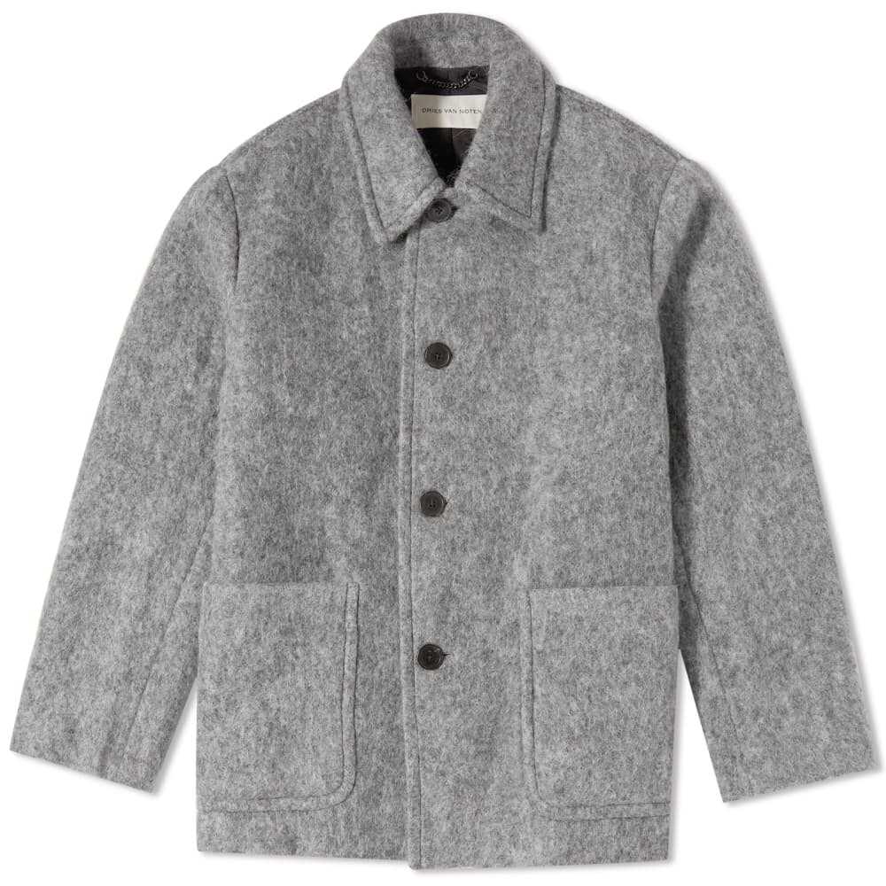 

Шерстяная куртка Dries Van Noten Ronnor, серый