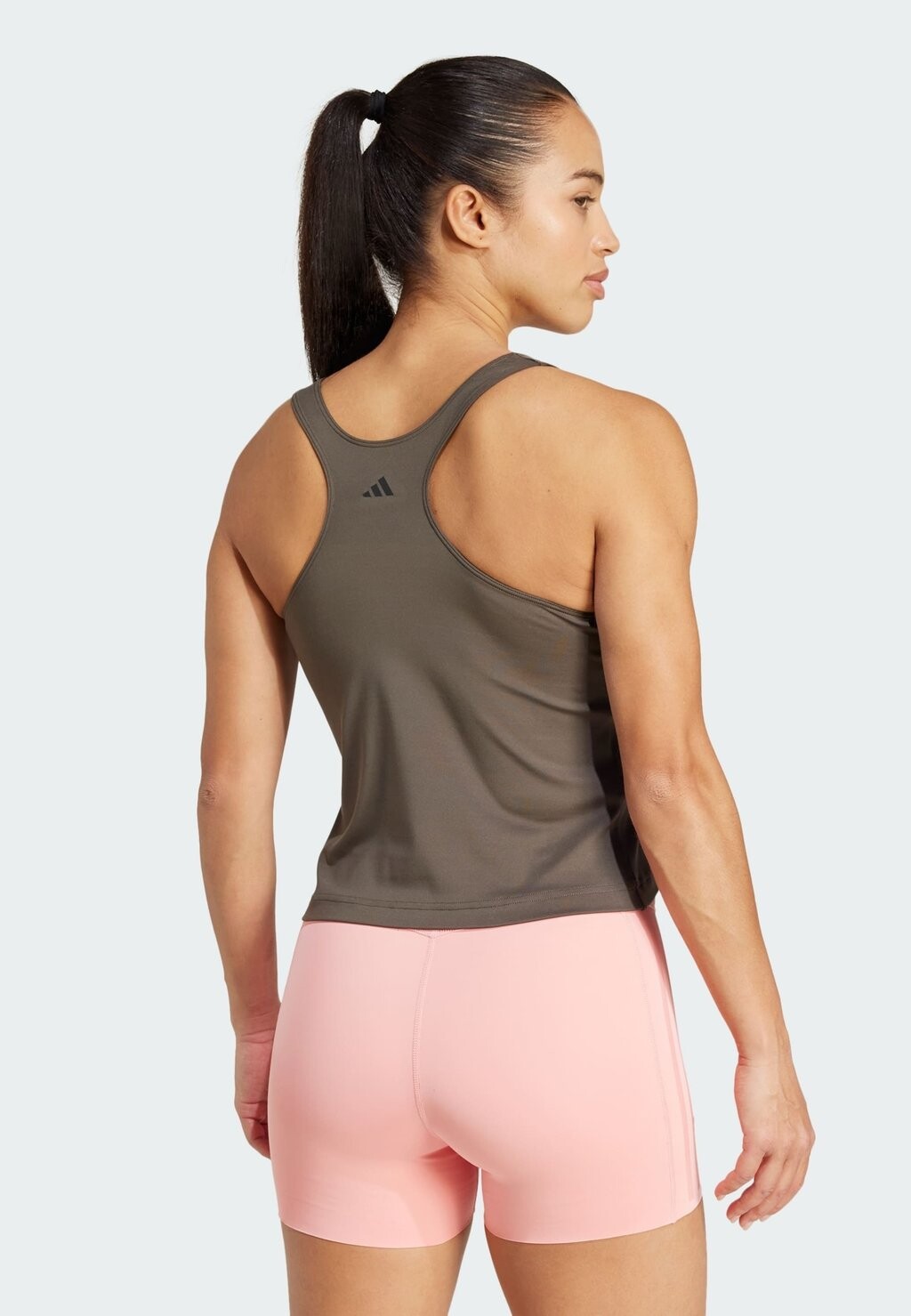 

Топ adidas Performance, оливковый Power Reversible 3-Stripes