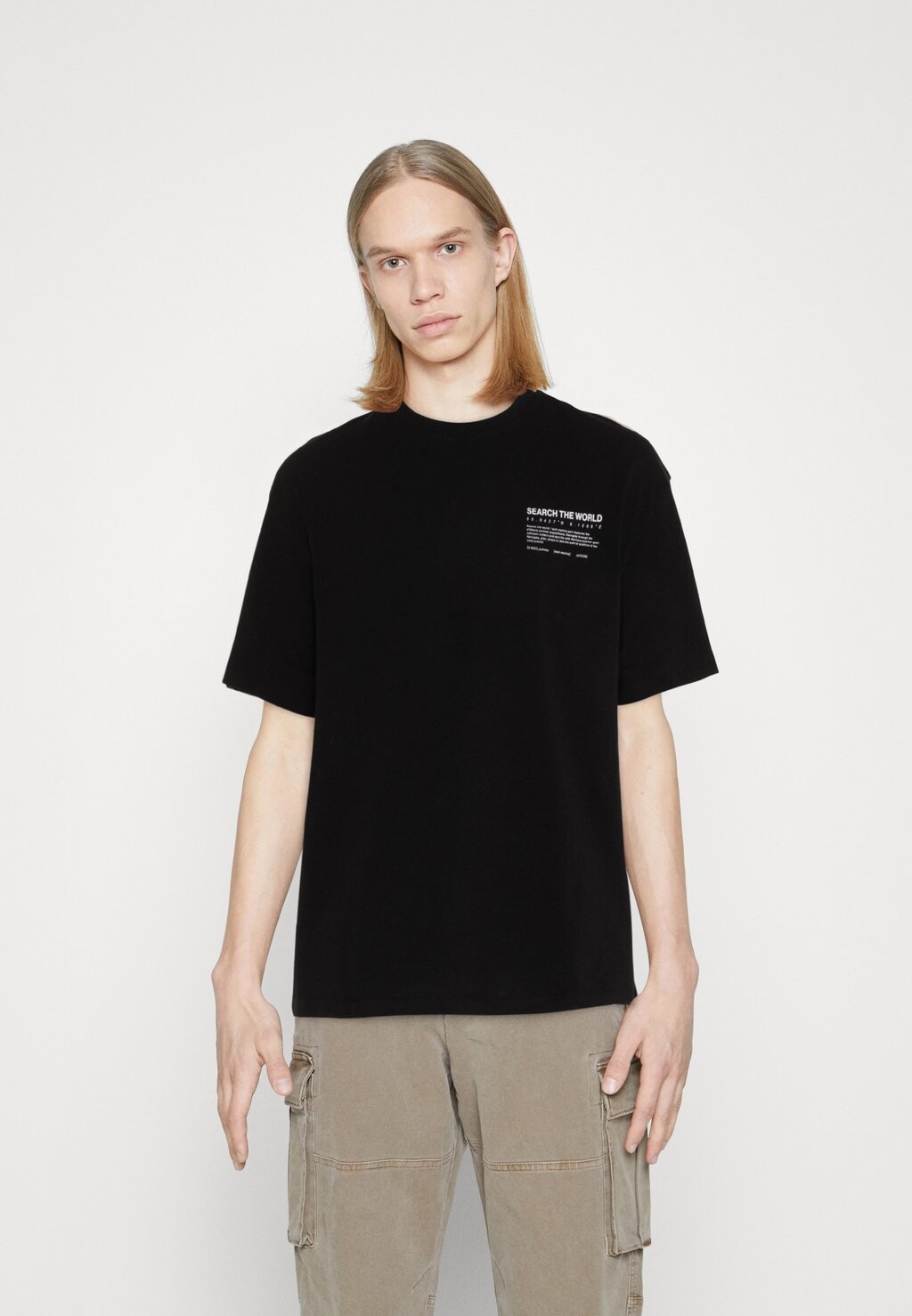 

Футболка с принтом Jack & Jones, черный
