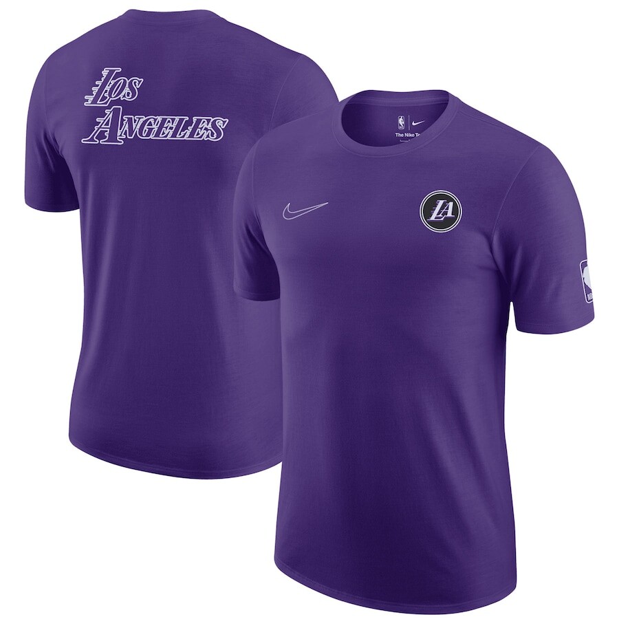 

Футболка с коротким рукавом Nike Los Angeles Lakers, фиолетовый