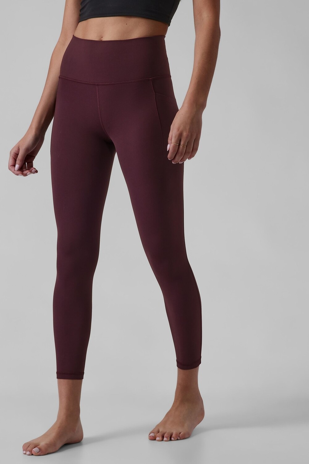 

Леггинсы Salutation 7/8 с завышенной талией Athleta, красный