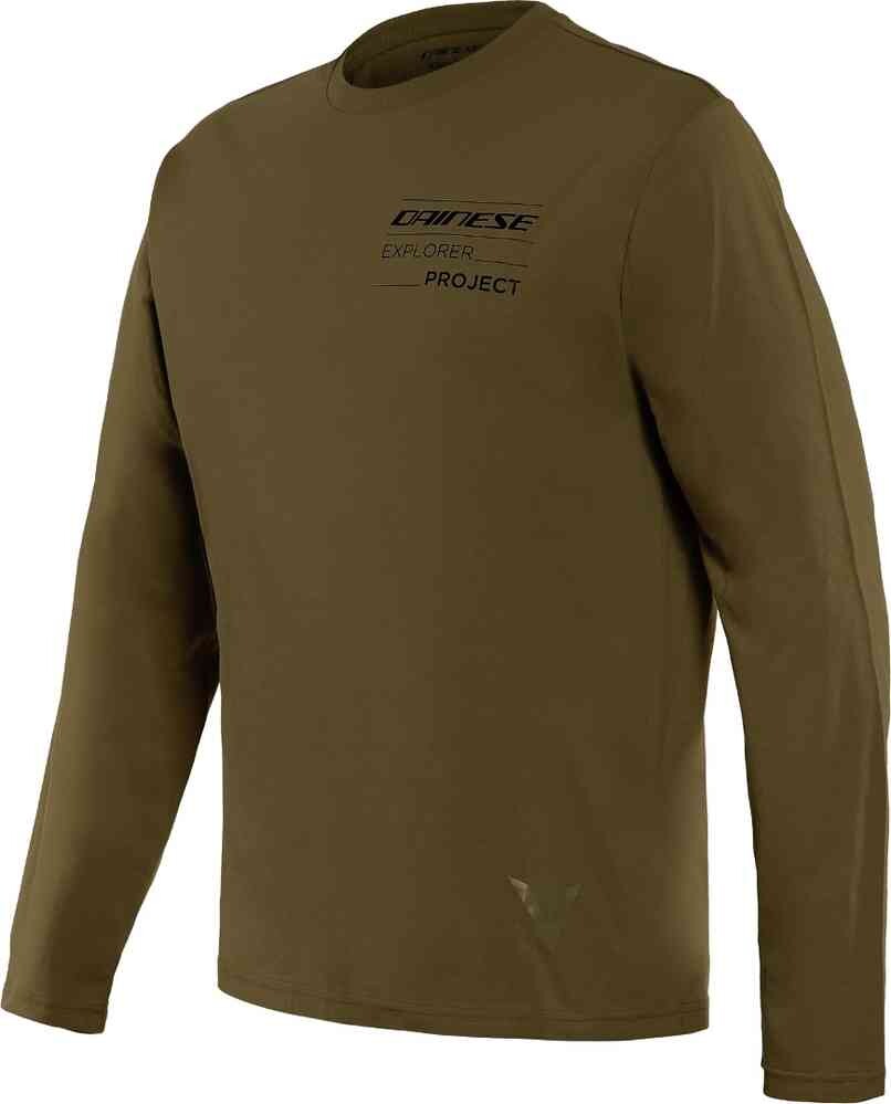 

Футболка Adventure LS Dainese, оливково-зеленый/черный