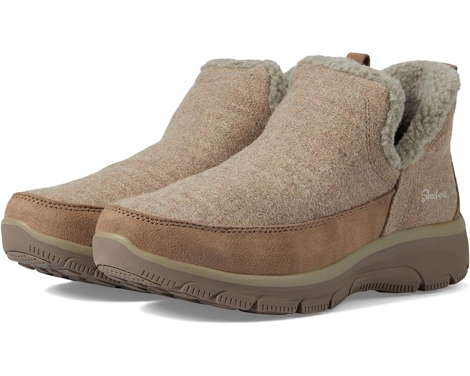 

Ботинки SKECHERS Easy Going - Winter Kiss, цвет Dark Taupe