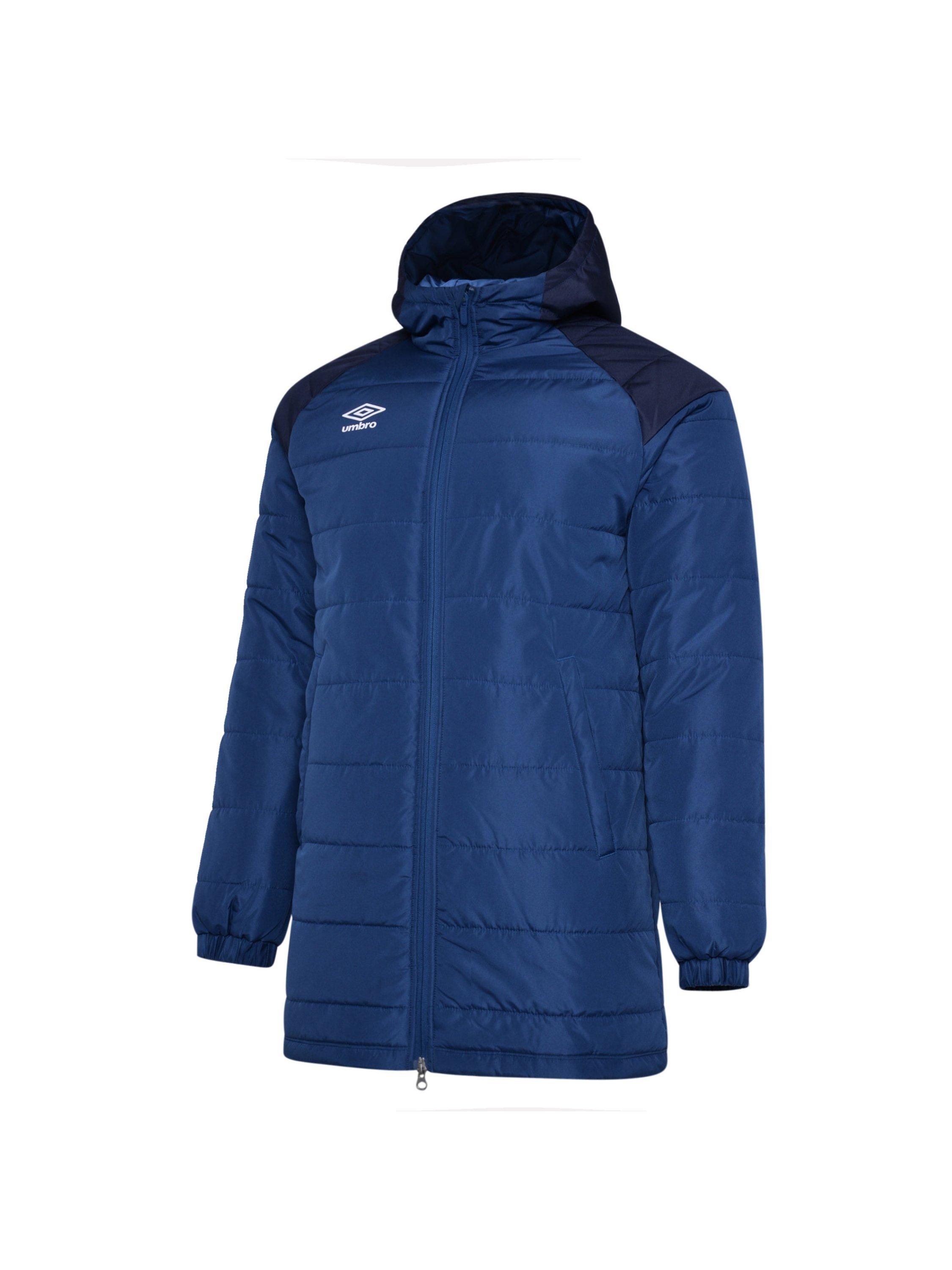 Утепленная куртка (с капюшоном) Umbro, синий куртка umbro силуэт свободный утепленная размер xxl синий