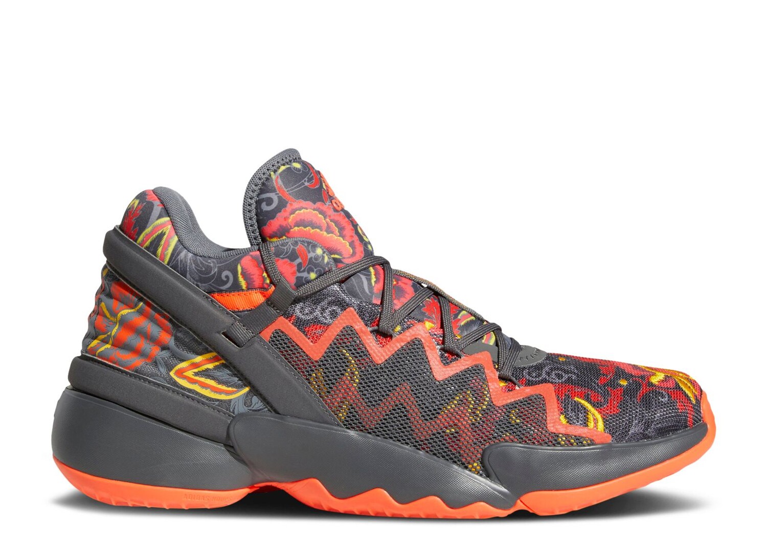 

Кроссовки adidas D.O.N. Issue #2 'Floral', серый