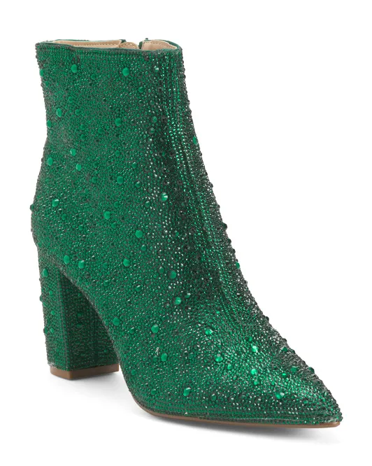 

Ботильоны Cady со стразами Betsey Johnson, цвет Emerald