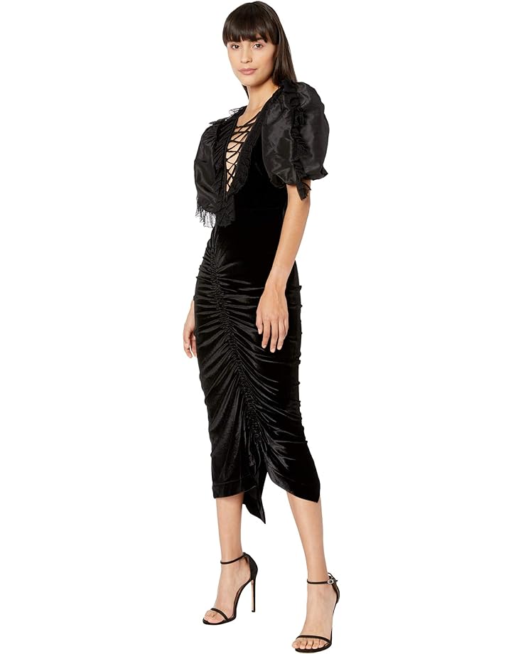 Платье Preen by Thornton Bregazzi Eppa Dress, черный preen by thornton bregazzi юбка длиной 3 4