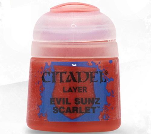 

Миниатюра Games Workshop Citadel Layer Paint: Evil Sunz Scarlet (12ml)