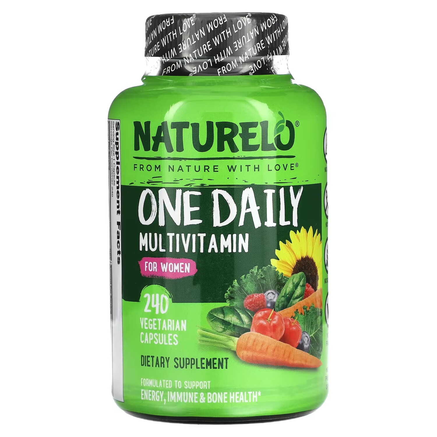 

Мультивитамины добавка Naturelo для женщин, 240 капсул