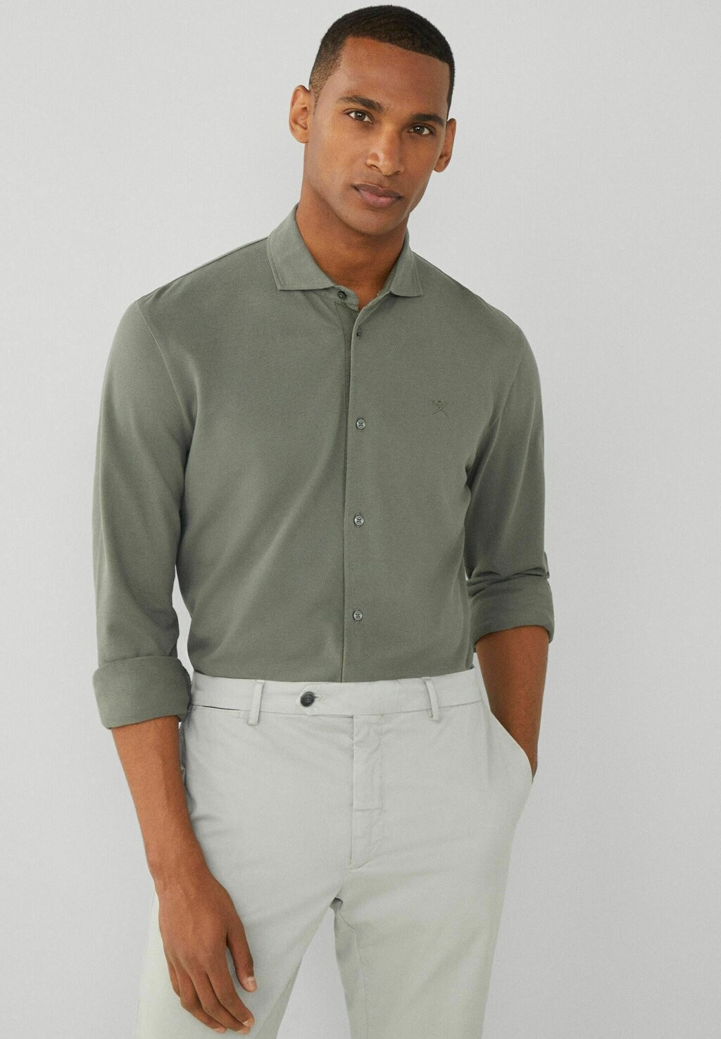

Рубашка Hackett London, хаки