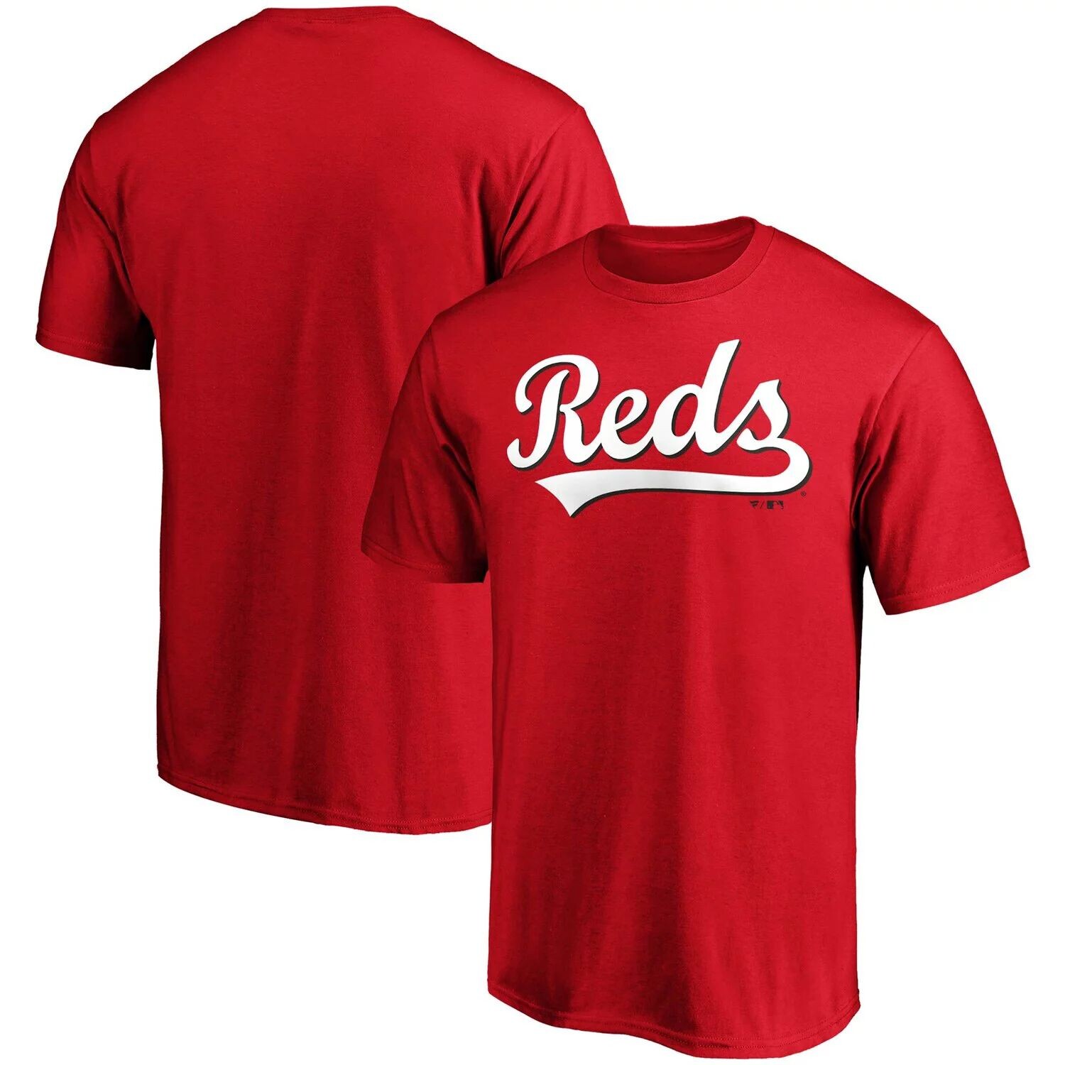 

Мужская красная футболка с официальной надписью Cincinnati Reds Fanatics