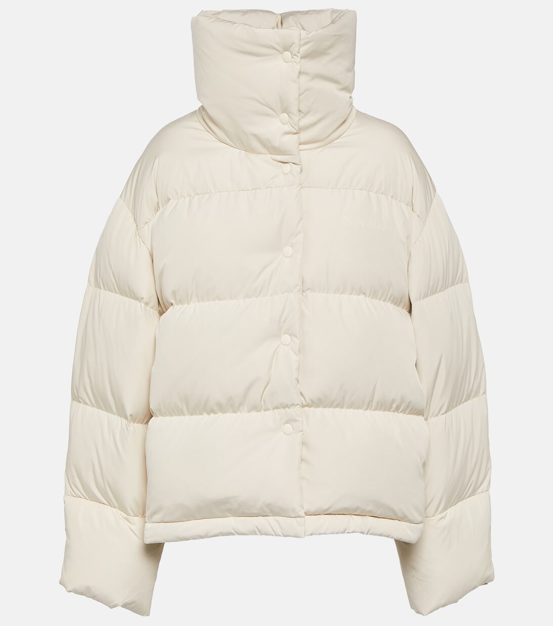 

Матовый технический пуховик Acne Studios, белый