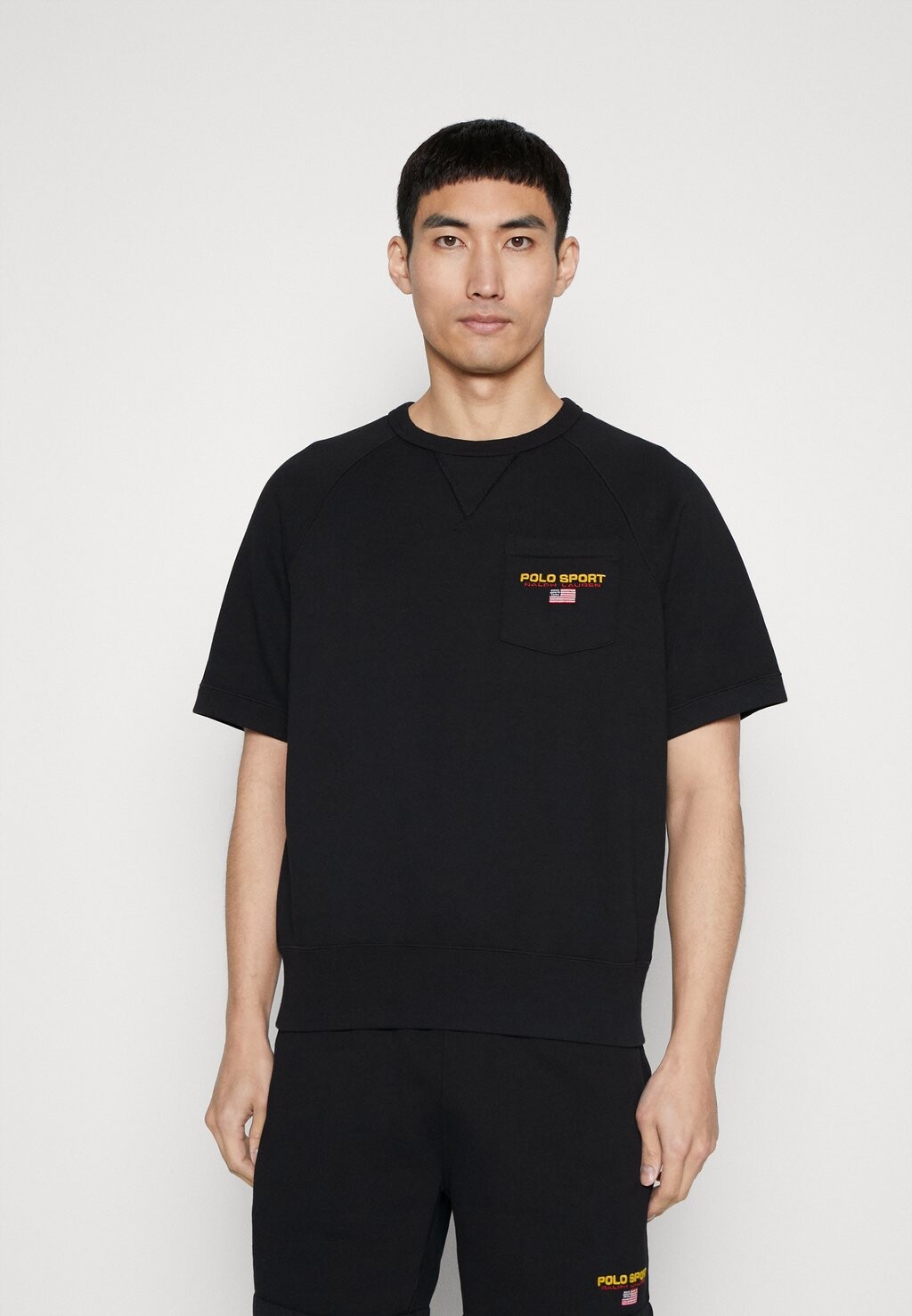 

Футболка с принтом Polo Ralph Lauren, черный