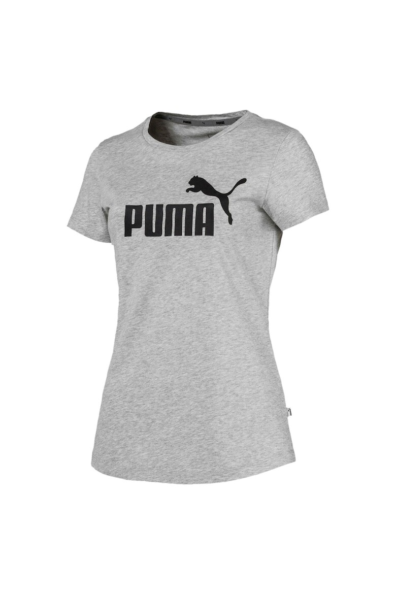 

Футболка с овальным вырезом и логотипом Puma, серый