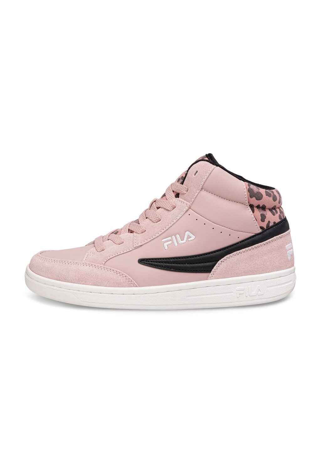 

Высокие кроссовки Footwear Crew Fila, цвет pale mauve leopard