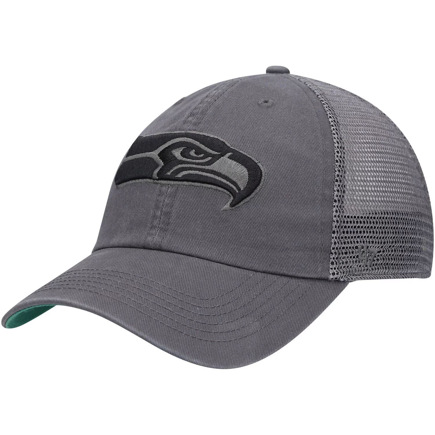 

Мужская темно-угольная регулируемая кепка Seattle Seahawks Trawler Clean Up '47