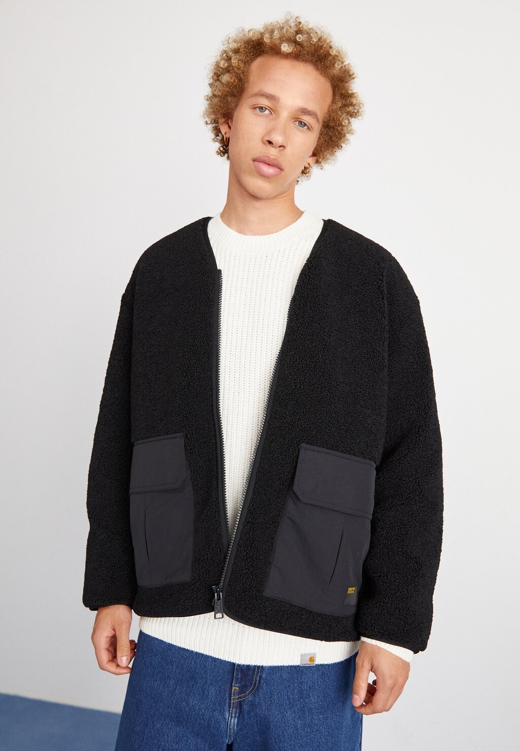 

Флисовая куртка DEVIN LINER Carhartt WIP, цвет black