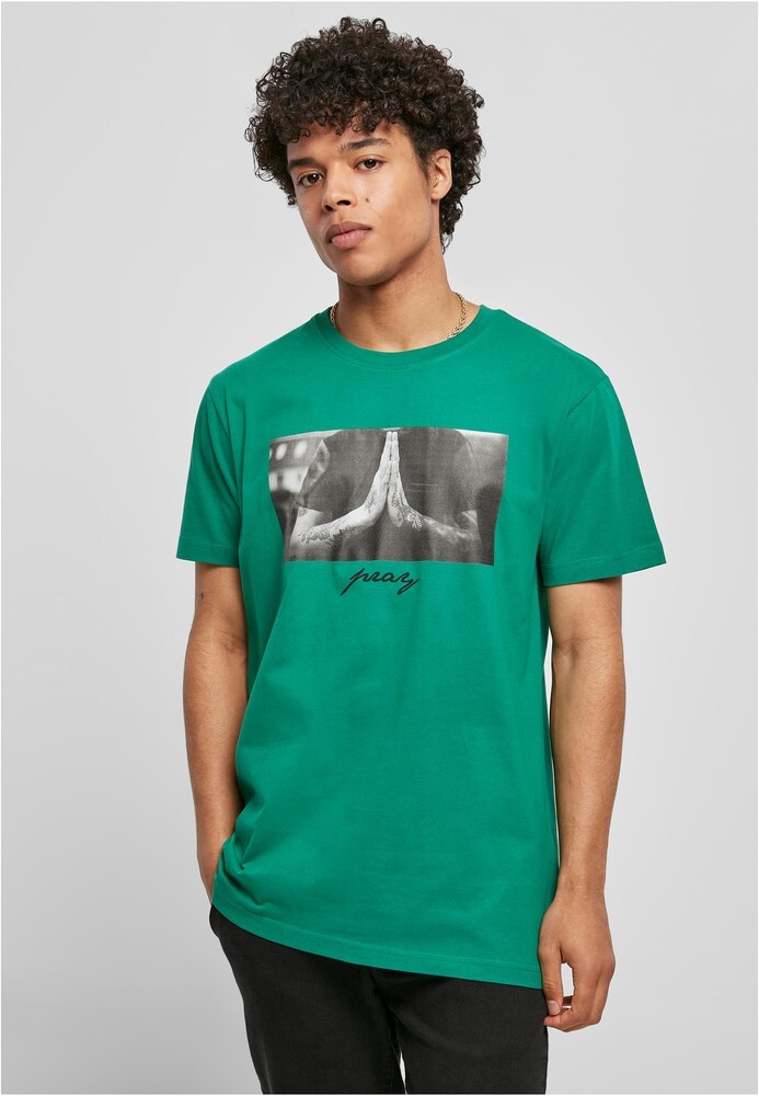

Футболка Mister Tee Pray Tee, зеленый