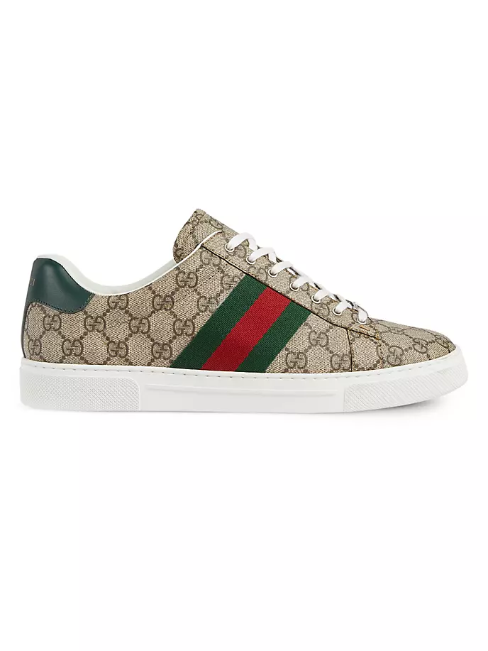 

низкие кеды Ace GG Canvas Gucci, бежевый