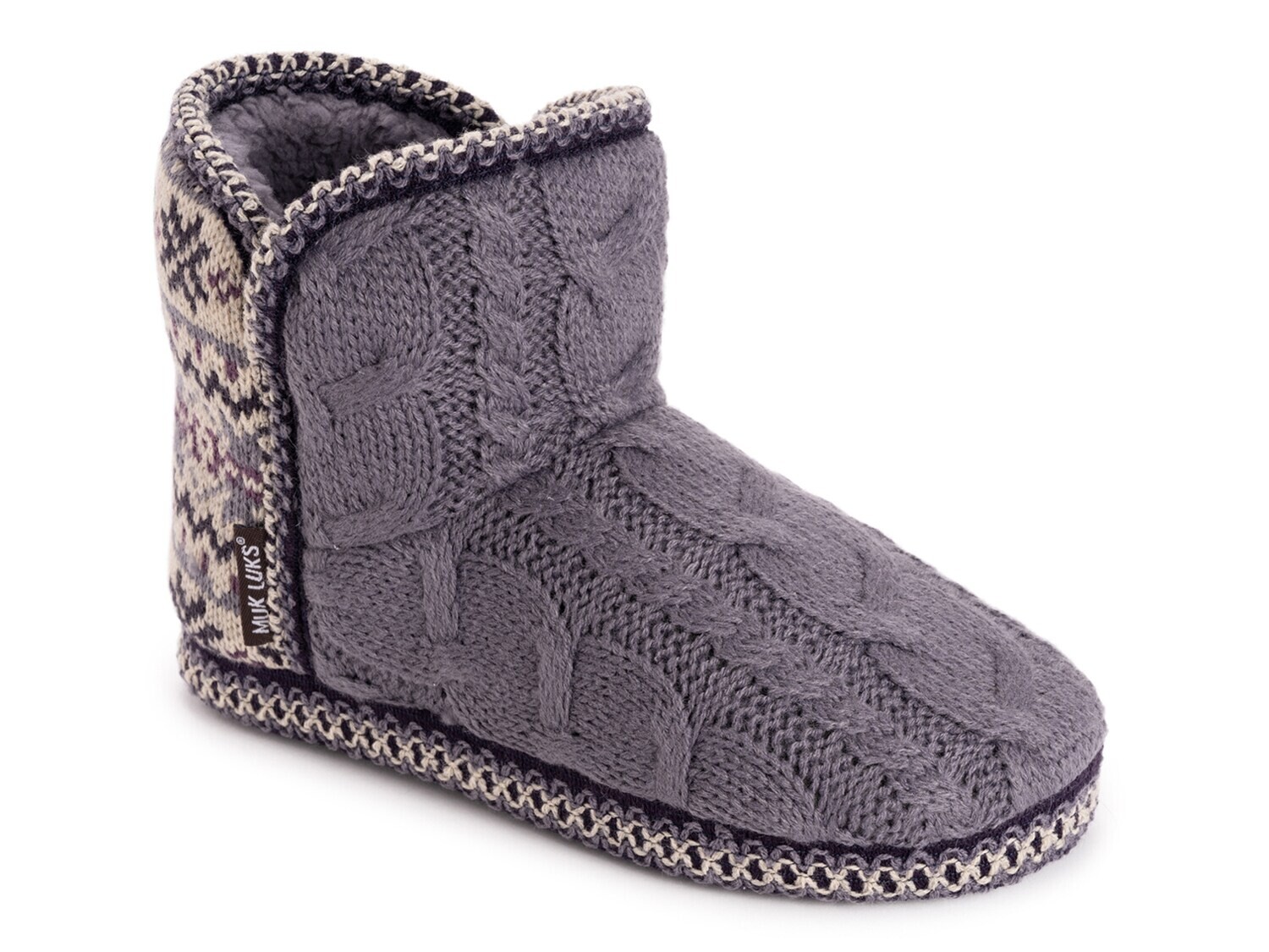 

MUK LUKS Тапочки Leigh Bootie, фиолетовый