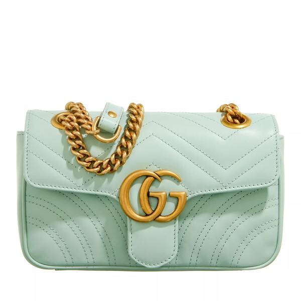 

Сумка gg marmont matelasse mini bag light Gucci, зеленый