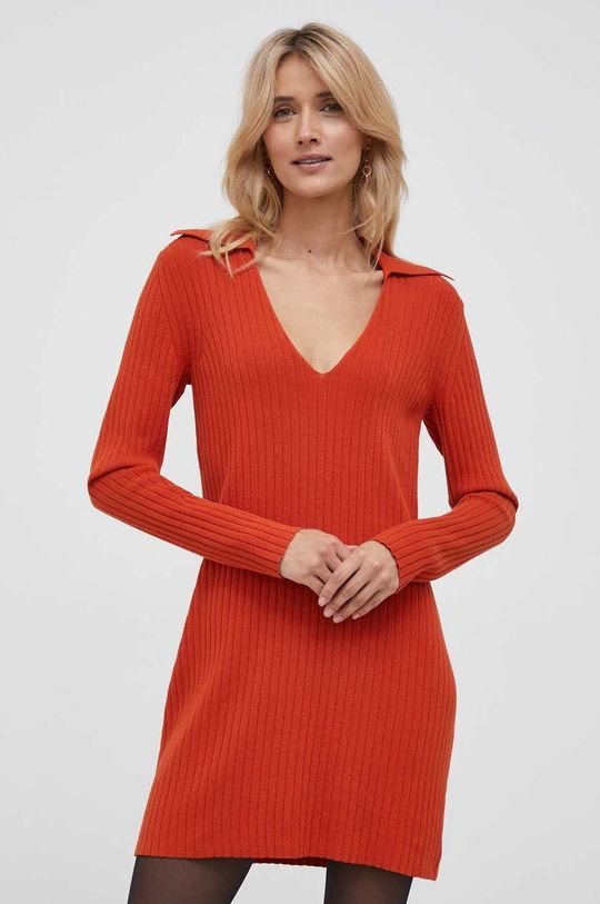 Платье Sisley, оранжевый