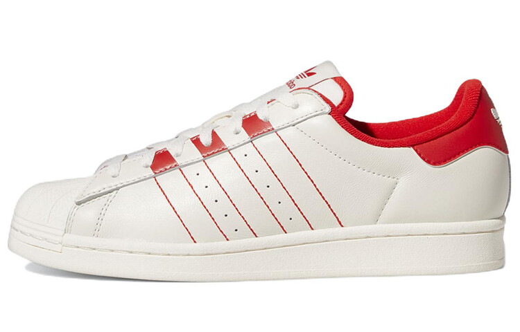 

Кроссовки для скейтбординга Superstar унисекс с низким верхом бежево-красные Adidas Originals, Красный, Кроссовки для скейтбординга Superstar унисекс с низким верхом бежево-красные Adidas Originals