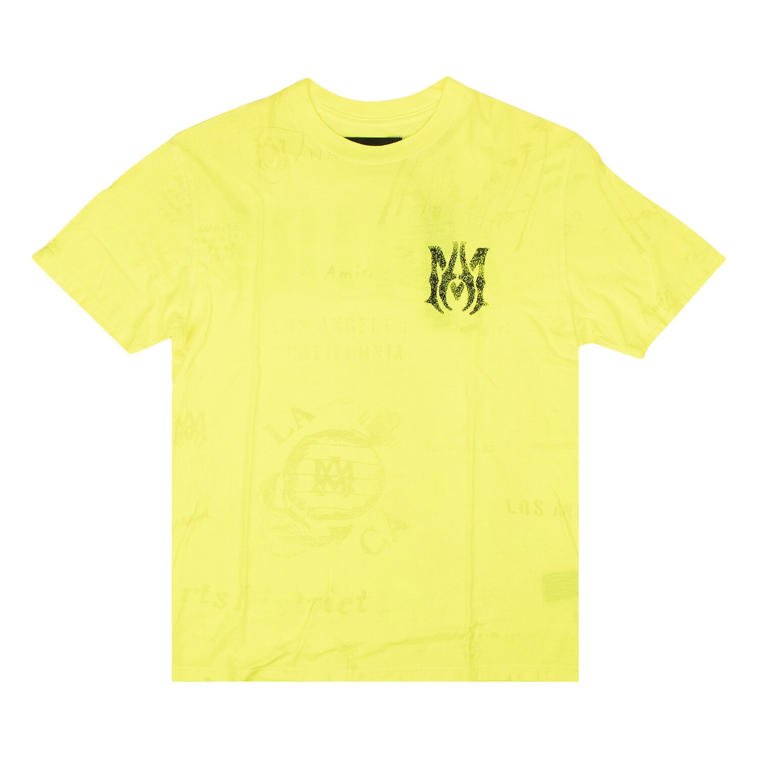 

Футболка с короткими рукавами Amiri Army Stencil, цвет Зеленый