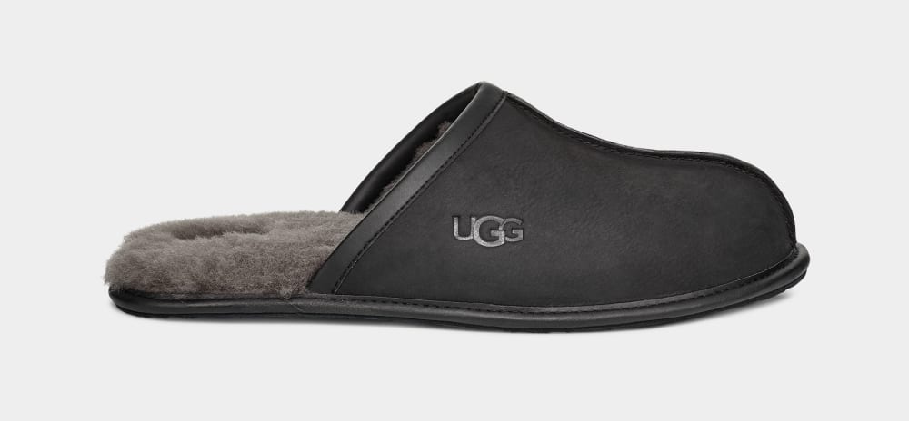 

Домашние тапочки Scuff Leather UGG, черный