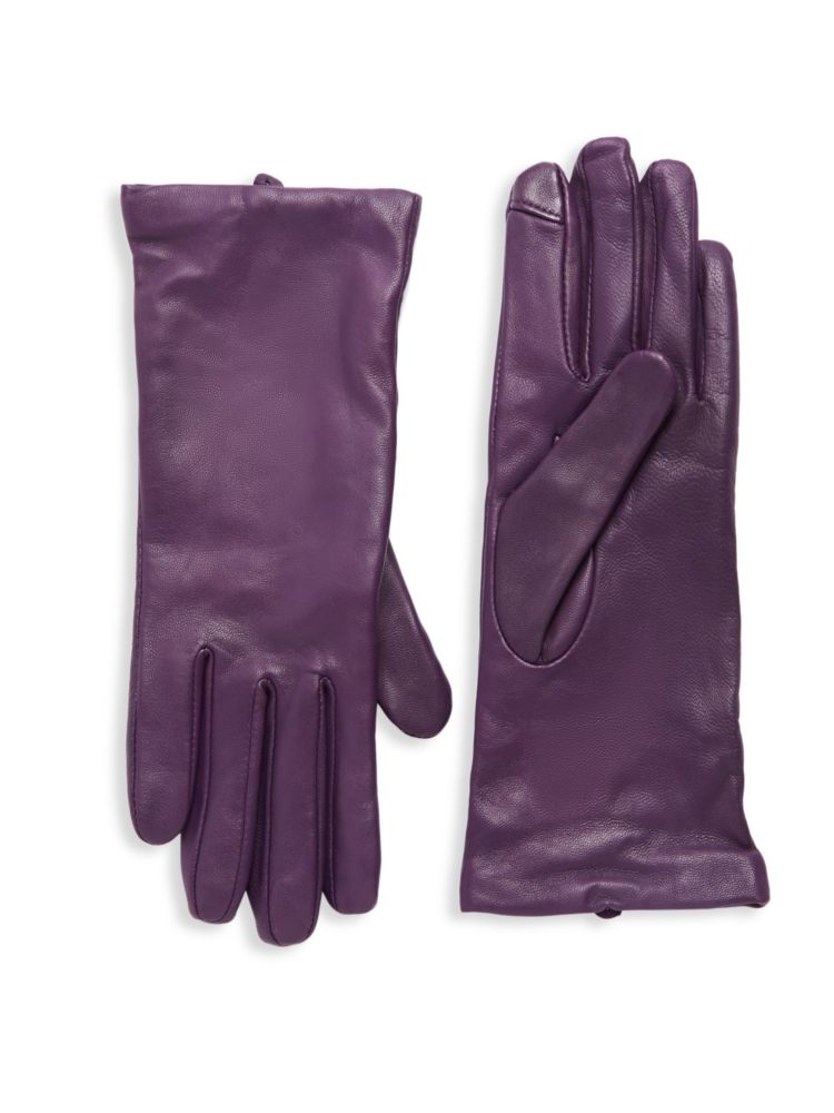 Кашемировые перчатки Saks Fifth Avenue, цвет Amethyst
