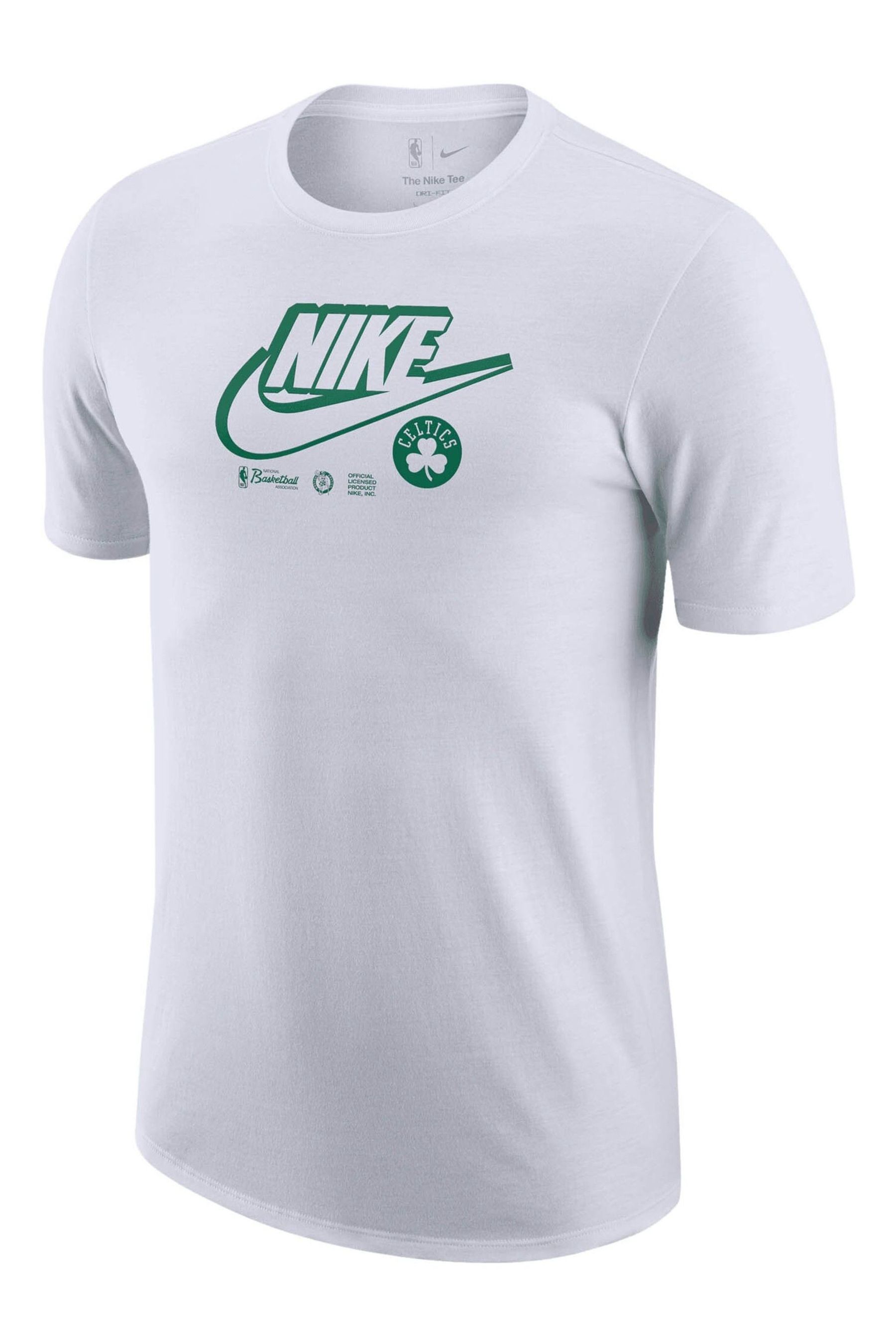 

Футболка Fanatics Boston Celtics Essential с логотипом Nike Nike, белый