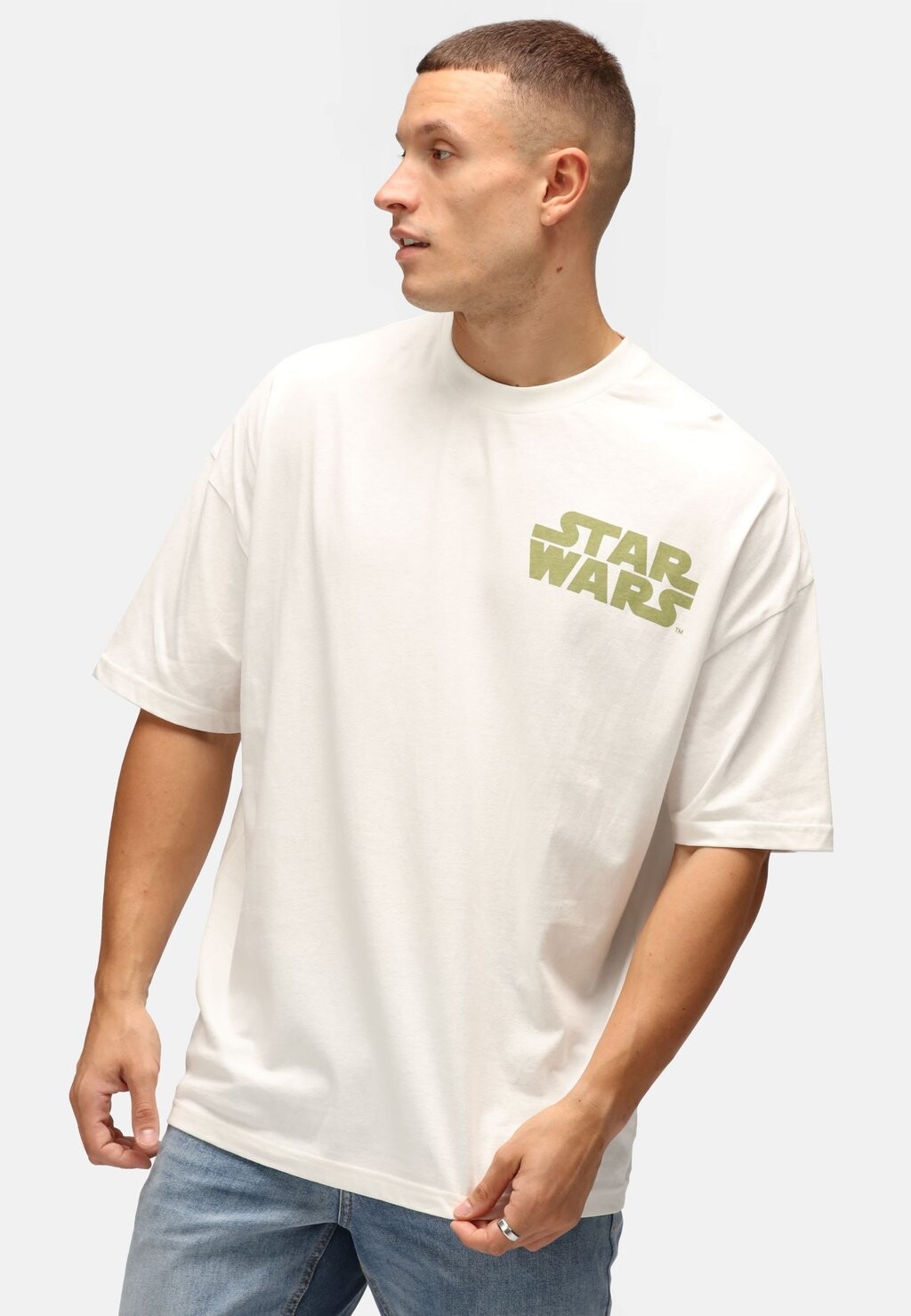 

Футболка с принтом STAR WARS ICON SKETCH GROUP Re:Covered, цвет ecru