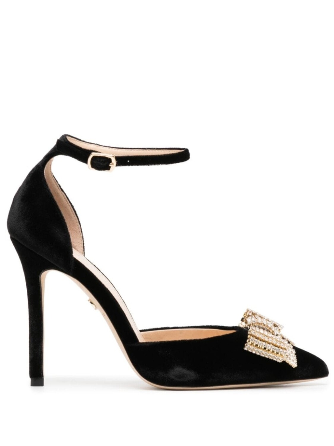 

Dee Ocleppo бархатные туфли Bow 105, черный