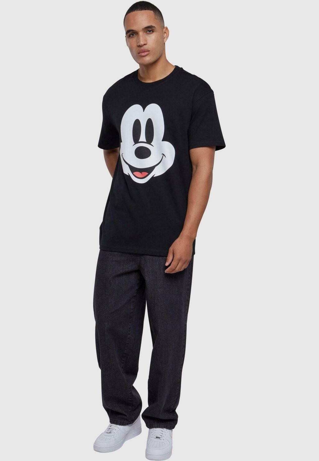 

Футболка с принтом DISNEY MICKEY FACE Upscale by Mister Tee, цвет black