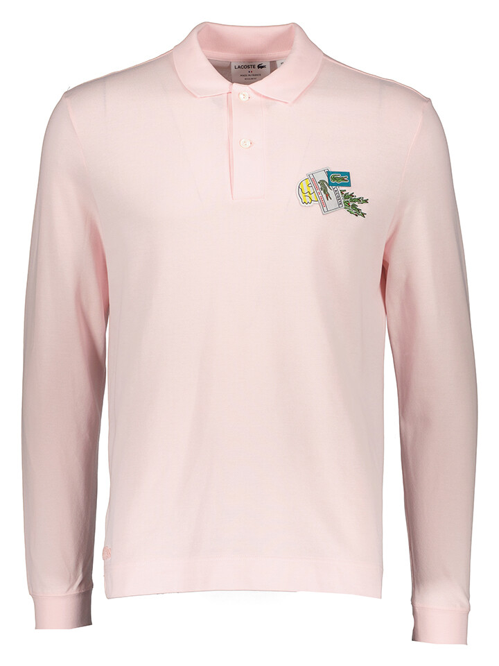 

Поло Lacoste, розовый