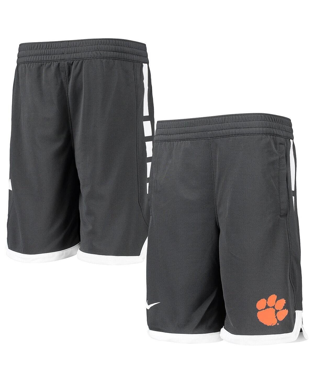 

Антрацитовые шорты Big Boys Clemson Tigers Elite Nike